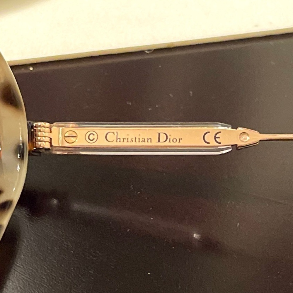 Christian Dior Umbrage Havana Brown Gold Sunglasses - Picture 11 of 13